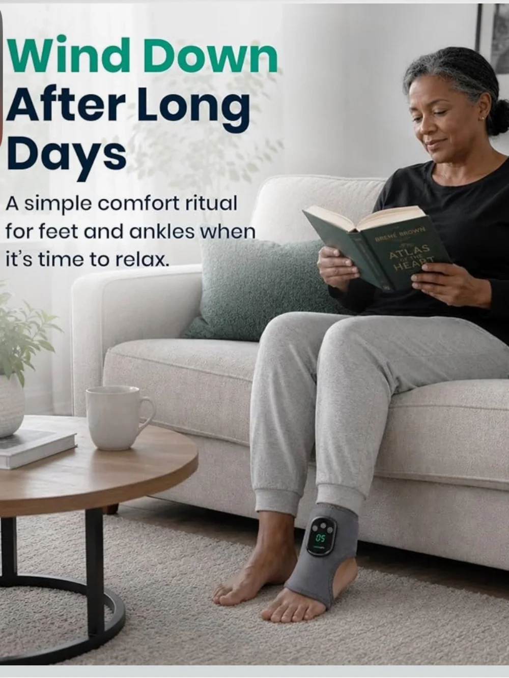 Rejuvacare Advanced Foot Renew Triple Method Foot & Ankle Massager New